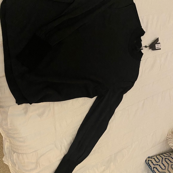 Rag & bone long sleeve mixed cuff and collar blouse - Picture 4 of 4